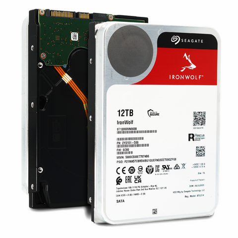 Seagate IronWolf ST12000VN0008 12TB 7.2K RPM SATA 6Gb/s 256MB 3.5" NAS Hard Drive