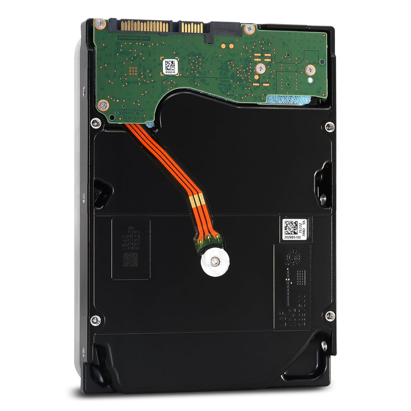 Seagate Exos X16 ST14000NM001G 14TB 7.2K RPM SATA 6Gb/s 512e/4Kn 256MB 3.5" FastFormat Hard Drive - Rear View