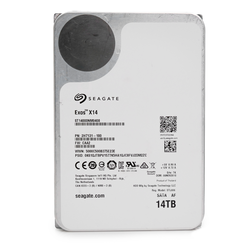 Seagate Exos X14 ST14000NM0408 14TB SATA 3.5 Seagate Exos X14 ST14000NM0408 14TB SATA 3.5