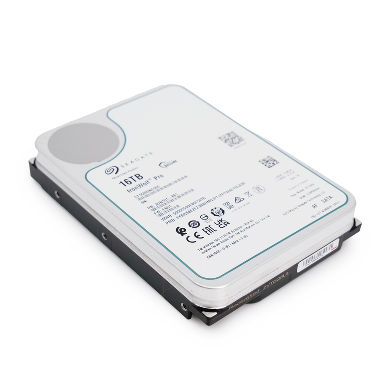 Seagate IronWolf Pro ST16000NE000 16TB 7.2K RPM SATA 6Gb/s 512e 3.5in Refurbished HDD