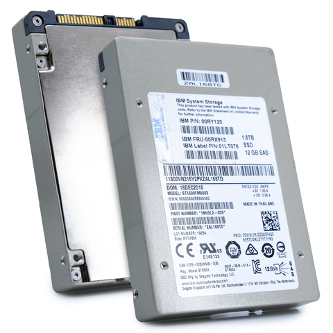 Seagate/IBM 1200.2 ST1600FM0003 1.6TB 10 DWPD SAS 12Gb/s eMLC 2.5in Refurbished Enterprise SSD