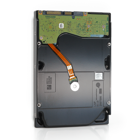 Seagate IronWolf Pro ST18000NE000 18TB 7.2K RPM SATA 6Gb/s 512e 3.5in Recertified Hard Drive - Rear View