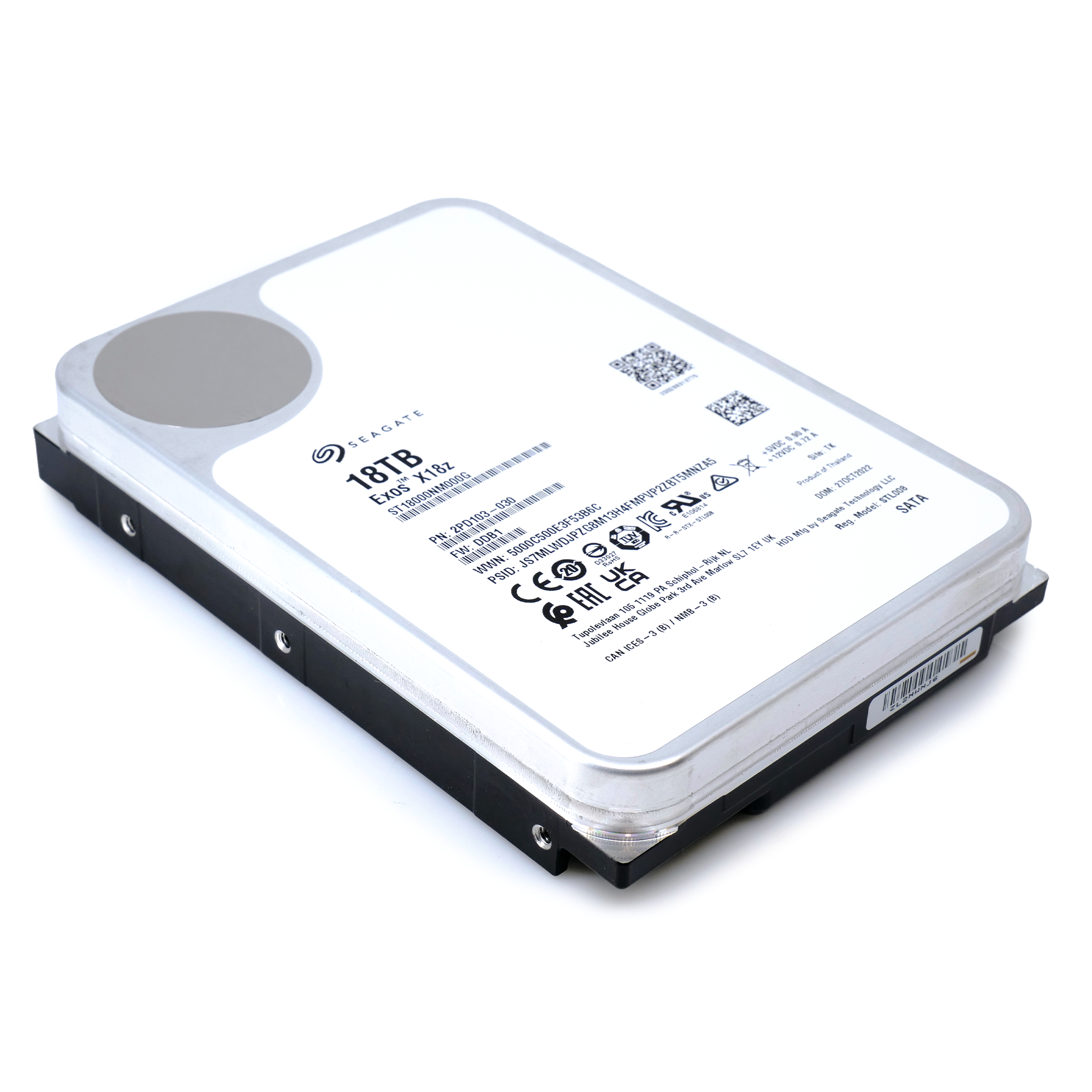 Seagate Exos X18z Host Managed SMR ST18000NM000G 18TB 7.2K RPM SATA 6Gb/s 512e 3.5in Hard Drive