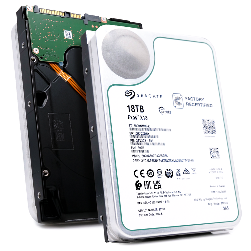 Seagate Exos X18 ST18000NM004J 18TB SAS 3.5 Seagate Exos X18 ST18000NM004J 18TB SAS 3.5