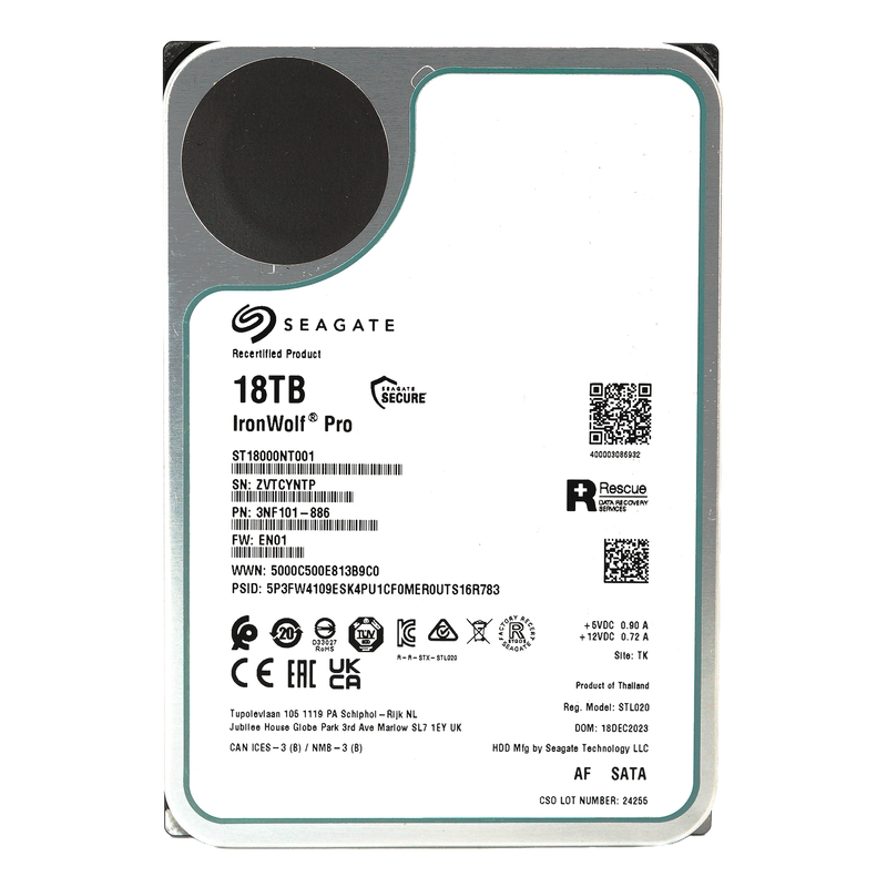 Seagate IronWolf Pro ST18000NT001 18TB SATA 3.5 Seagate IronWolf Pro ST18000NT001 18TB SATA 3.5