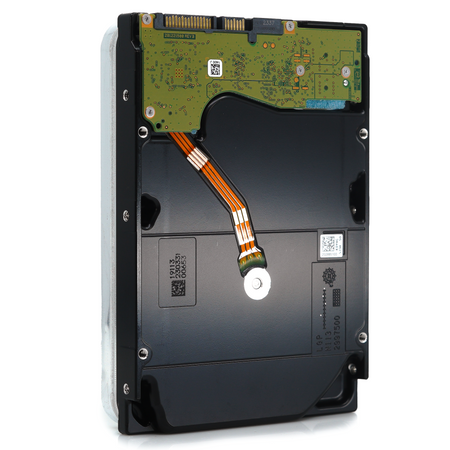 Seagate IronWolf ST18000VN000 18TB 7.2K RPM SATA 6Gb/s 512e CMR NAS 3.5in Recertified Hard Drive - Rear View