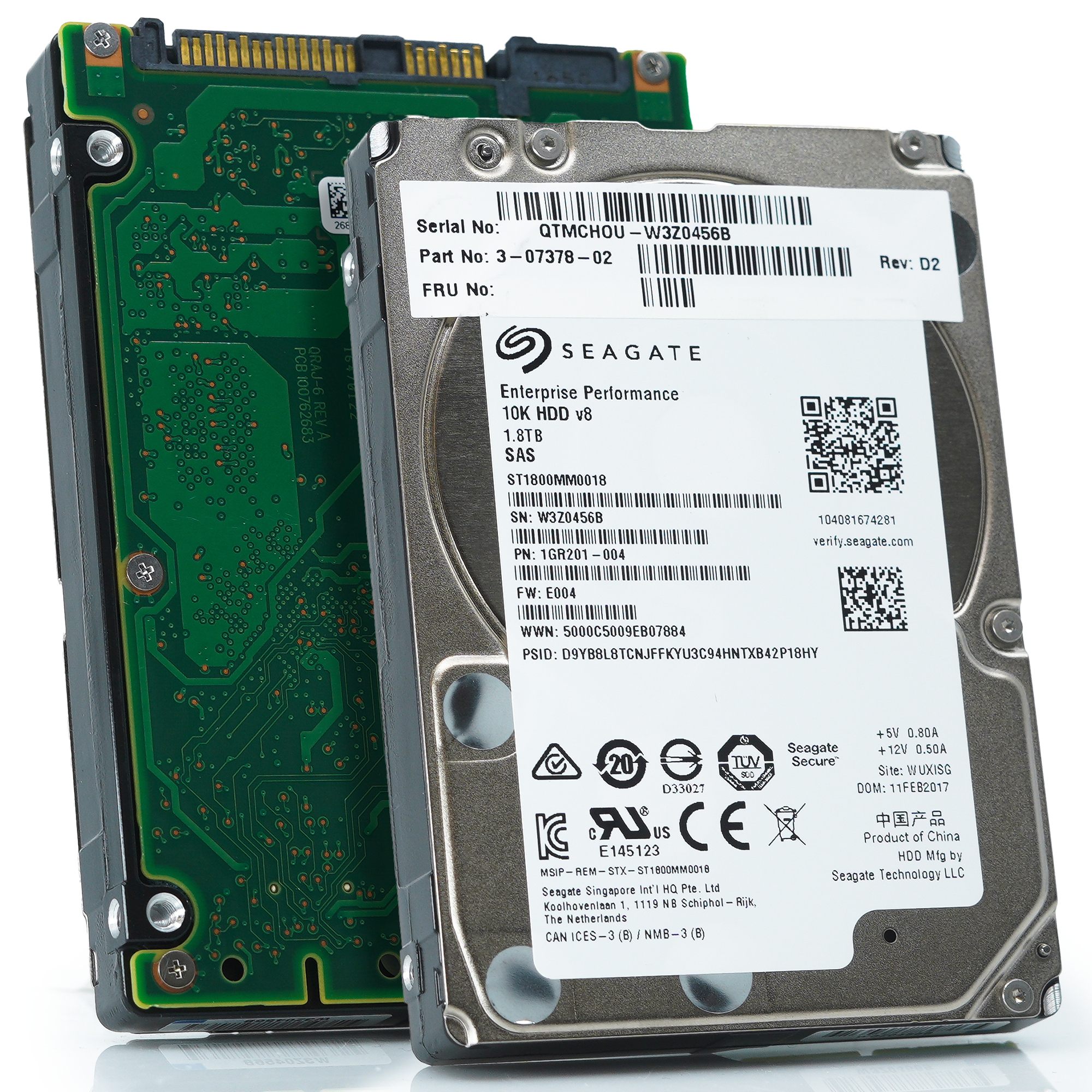 Seagate Enterprise Performance ST1800MM0018 1.8TB 10K RPM SAS 12Gb/s 512e 128MB 2.5" Hard Drive