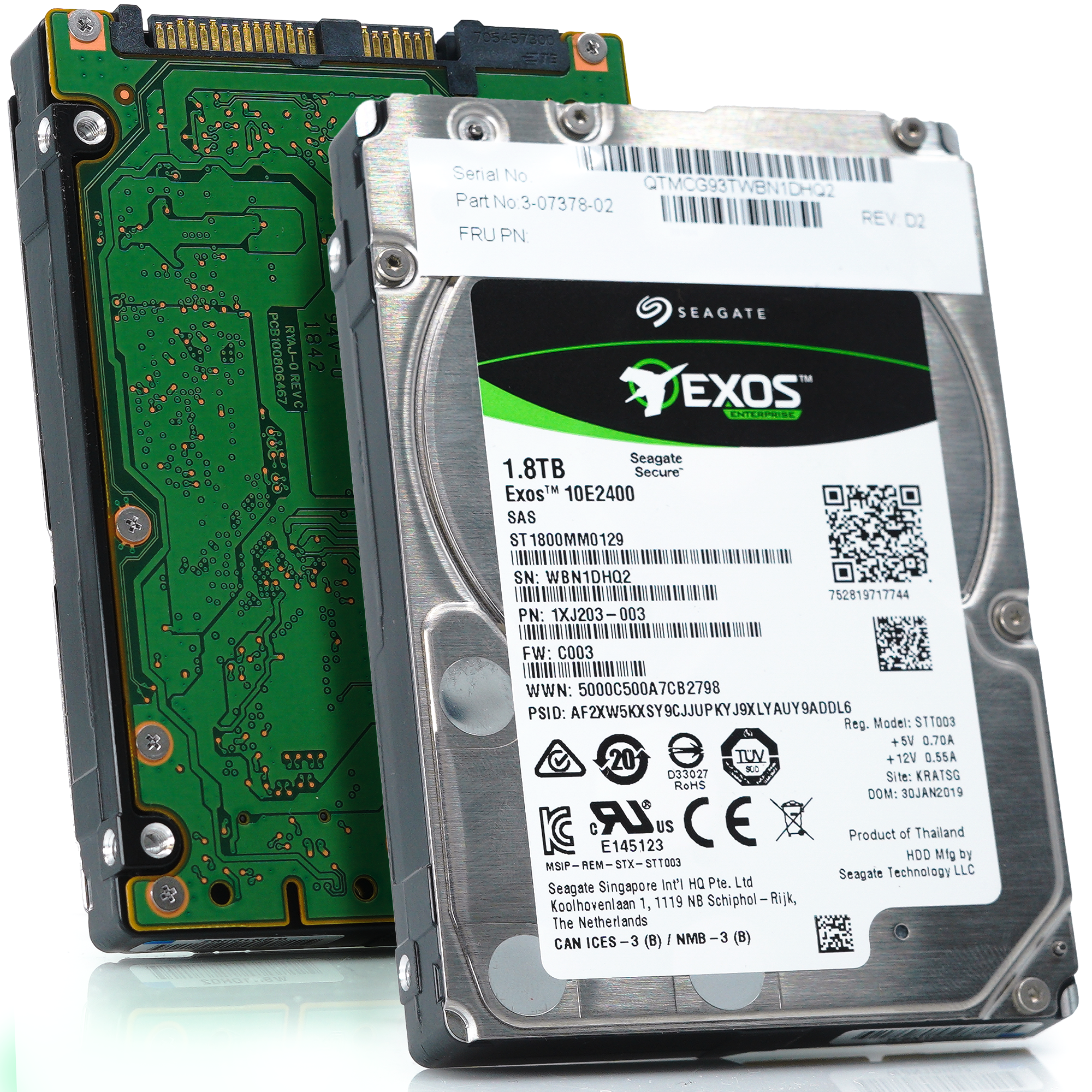 Seagate Exos 10E2400 ST1800MM0129 1.8TB 10K RPM SAS 12Gb/s 512e/4Kn 256MB 2.5" FastFormat Hard Drive