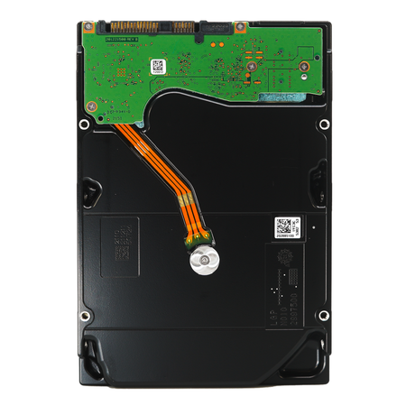 Seagate Exos X20 ST20000NM003D 20TB 7.2K RPM SAS 12Gb/s 512e SED 3.5in Recertified Hard Drive - Rear View