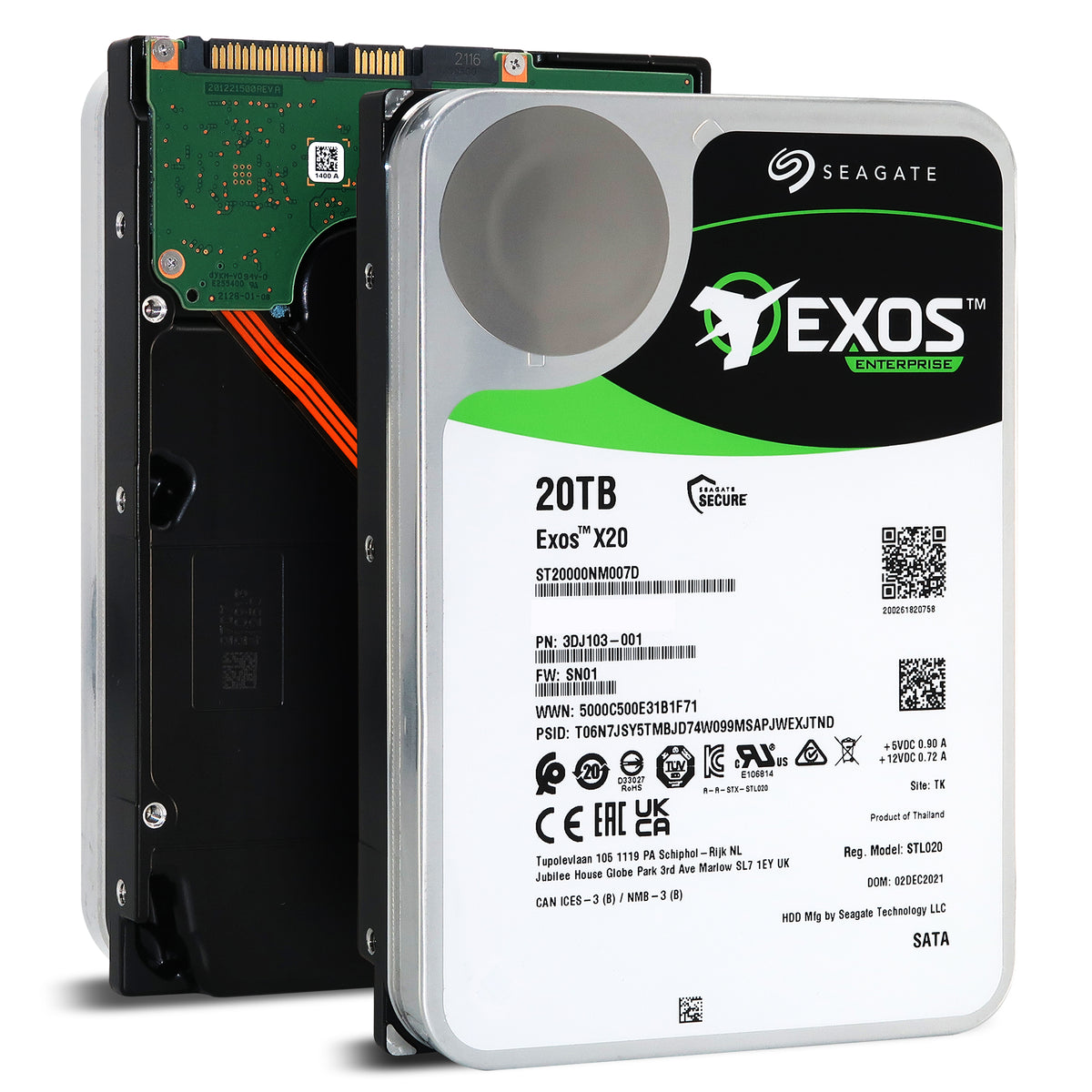 Seagate Exos X20 ST20000NM007D 20TB SATA 3.5