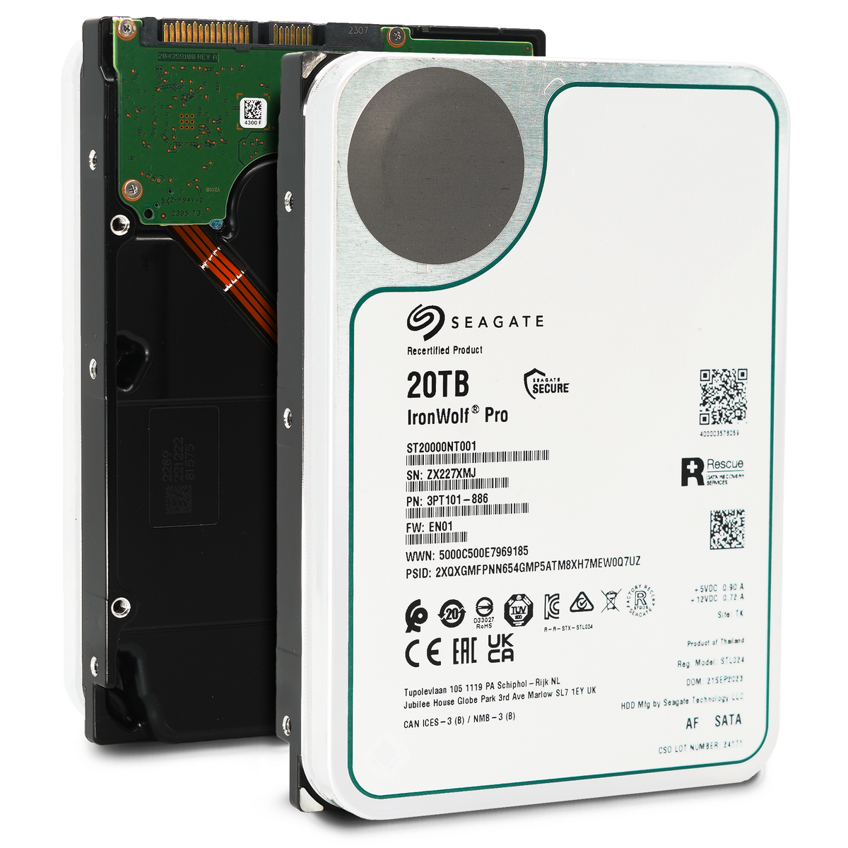 Seagate 内蔵3.5HDD IronWolf Pro 20TB 新品未開封 Seagate Ironwolf Pro ST20000NT001 20TB SATA 3.5