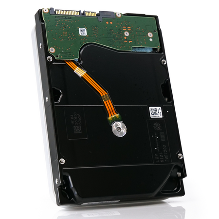 Seagate Ironwolf Pro ST22000NT001 22TB 7.2K RPM SATA 6Gb/s 512e NAS 3.5in Recertified Hard Drive back angle
