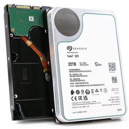 Seagate Exos X22 ST22000NM001E 22TB 7.2K RPM SATA 6Gb/s 512e 3.5in Recertified Hard Drive main