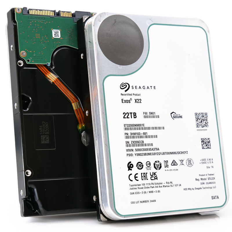 Seagate Exos X22 ST22000NM001E 22TB SATA 3.5 Seagate Exos X22 ST22000NM001E 22TB SATA 3.5