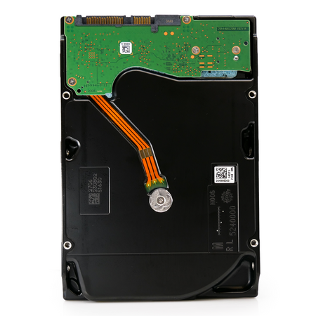 Seagate Exos ST24000NM000C 24TB 7.2K RPM SATA 6Gb/s 512n 3.5in Recertified Hard Drive back