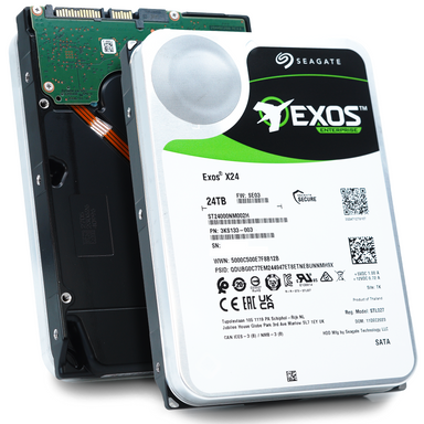 Seagate Exos X24 ST24000NM002H 24TB 7.2K RPM SATA 6Gb/s 512e FastFormat 3.5in Hard Drive main