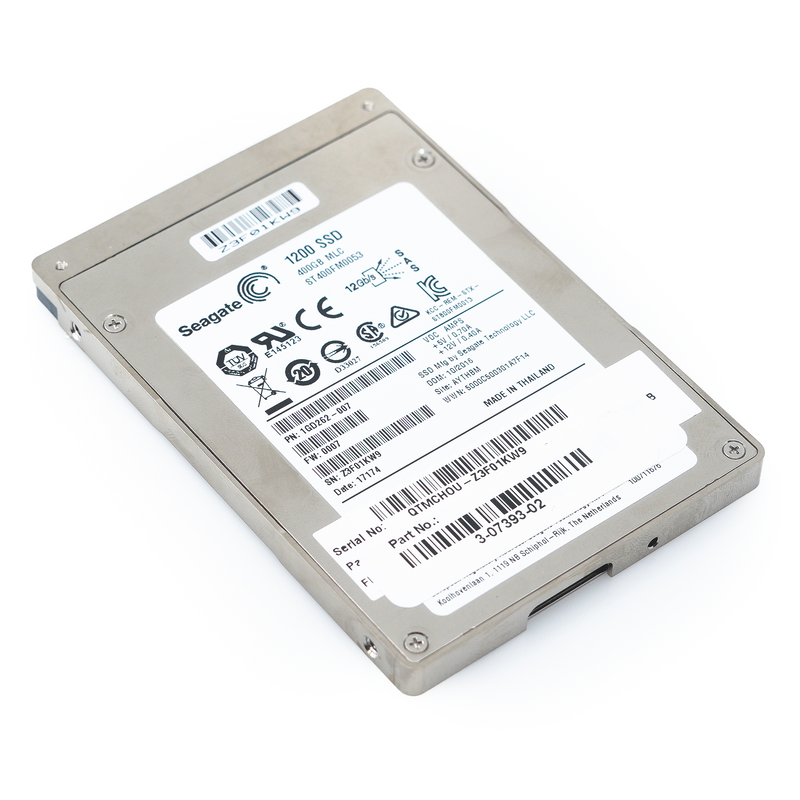 Seagate 1200 SSD ST400FM0053 400GB SAS 12Gb/s MLC High Endurance 10DWPD 2.5in Refurbished SSD - Flat View