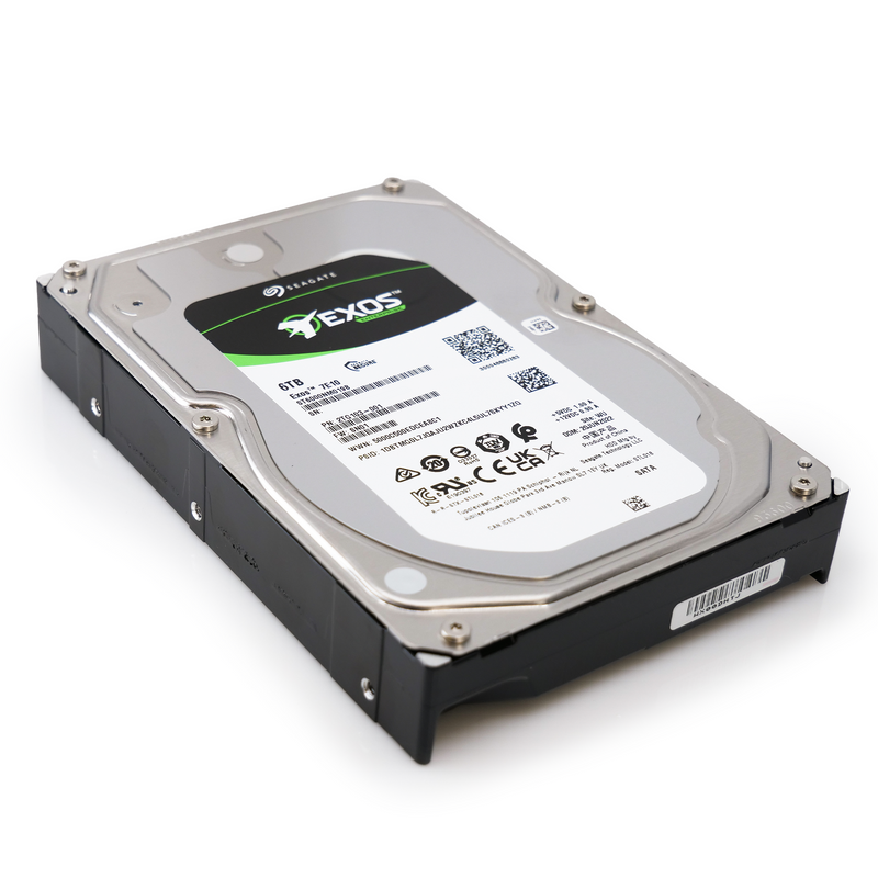 Seagate Exos ST6000NM019B 6TB 7200K RPM SATA 6Gb/s 3.5in Recertified Hard Drive