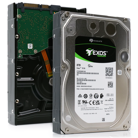 Seagate Exos 7E10 ST8000NM019B 8TB 7.2K RPM SATA 6Gb/s 512e SED 3.5in Hard Drive