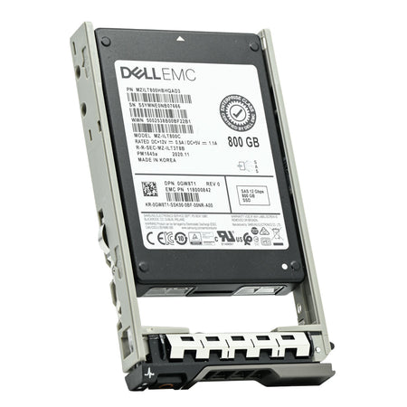 Dell G13 GW8T1 MZILT800HBHQAD3 800GB SAS 12Gb/s 3DWPD Mixed Use 2.5in Solid State Drive