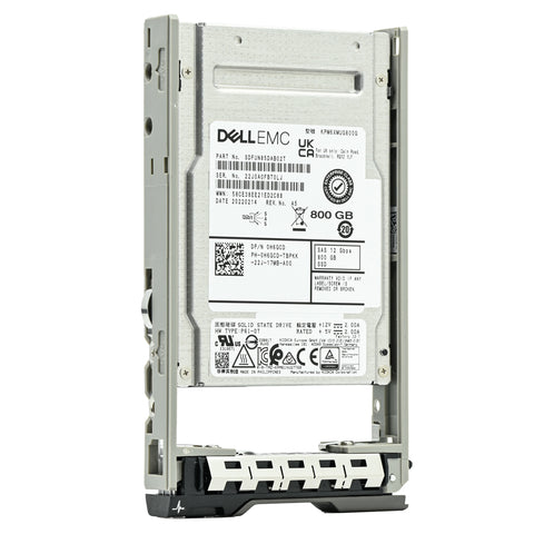 Dell G13 H6GCD KPM6XMUG800G 800GB SAS 12Gb/s 10DWPD High Endurance 2.5in Solid State Drive