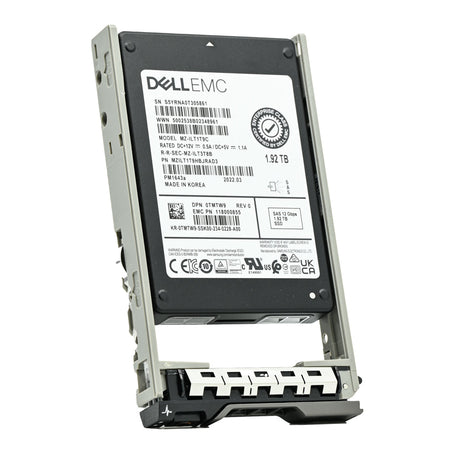 Dell G13 TMTW9 MZILT1T9HBJRAD3 1.92TB SAS 12Gb/s 1DWPD Read Intensive 2.5in Solid State Drive