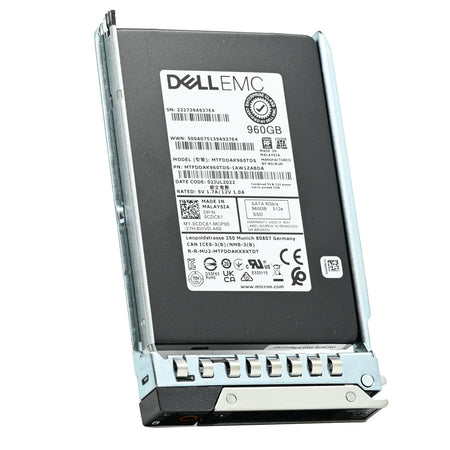 Dell G14 CDC61 MTFDDAK960TDS 960GB SATA 6Gb/s 1DWPD Read Intensive 2.5in Solid State Drive