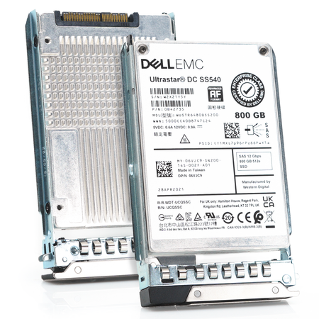 Dell G14 6VJC9 WUSTR6480BSS200 800GB SAS 12Gb/s 3DWPD Mixed Use 2.5in Solid State Drive