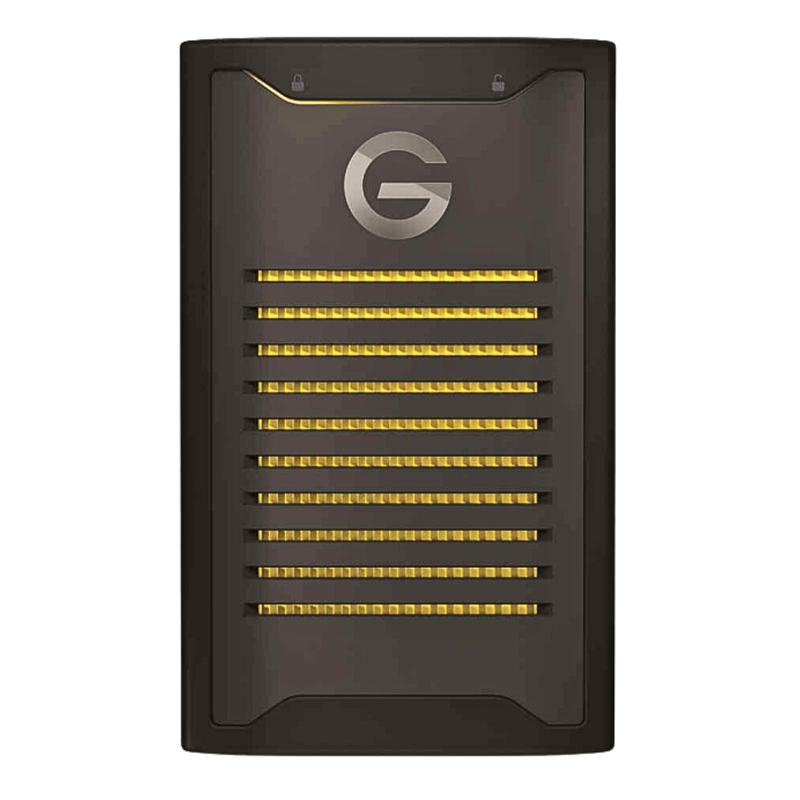 Western Digital G-Technology ArmorLock 0G10484-1 2TB USB 3.2 Gen 2 USB-C 10Gbps Encrypted Portable NVMe SSD