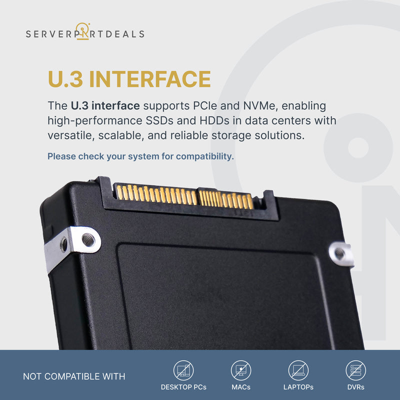 Kioxia CD8P-V KCD8XPUG12T8 12.8TB 3 DWPD PCIe Gen 5.0 x4 16GB/s 3D TLC U.3 NVMe 2.5in Mixed Use SSD