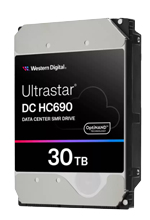 Western Digital Ultrastar DC HC690 WSH72BV30ALE604 0F59380 30TB 7.2K RPM SATA 6Gb/s 512e 3.5in Recertified Hard Drive
