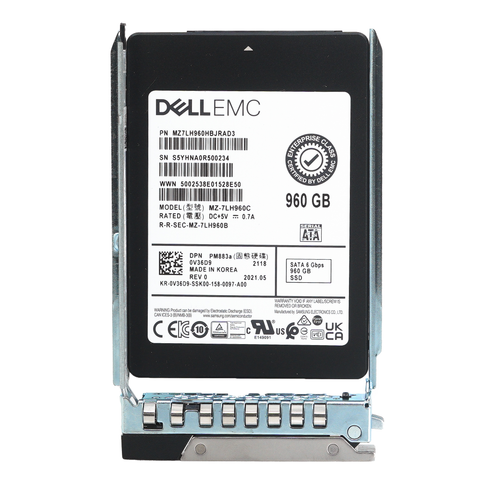 Dell G14 V36D9 MZ7LH960HBJR 960GB SATA 6Gb/s 1DWPD Read Intensive 2.5in Refurbished SSD