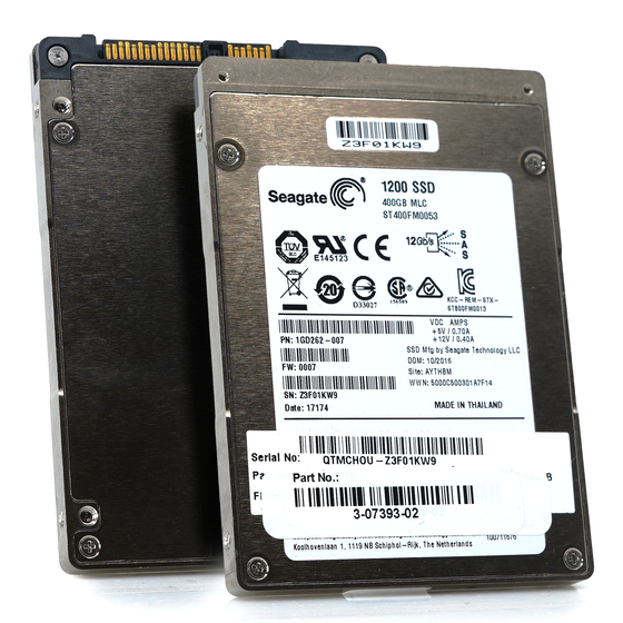 Seagate 1200 SSD ST400FM0053 400GB SAS 12Gb/s MLC High Endurance 10DWPD 2.5in Refurbished SSD