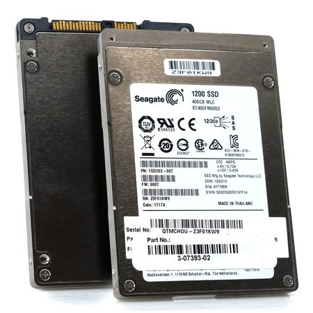 Seagate 1200 SSD ST400FM0053 400GB SAS 12Gb/s MLC High Endurance 10DWPD 2.5in Refurbished SSD