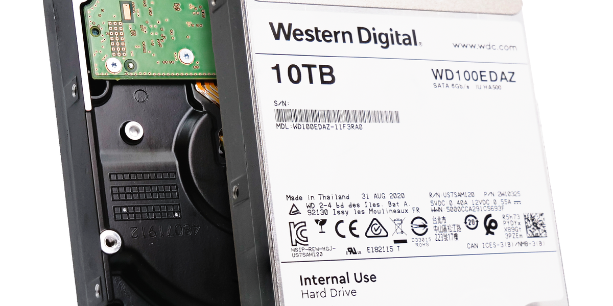 Western Digital WD100EDAZ-11F3RA0 10TB SATA 3.5