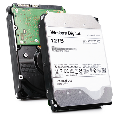 Western Digital WD120EDAZ-11F3RA0 12TB 5.4K RPM SATA 6Gb/s 512e 3.5in Recertified Hard Drive