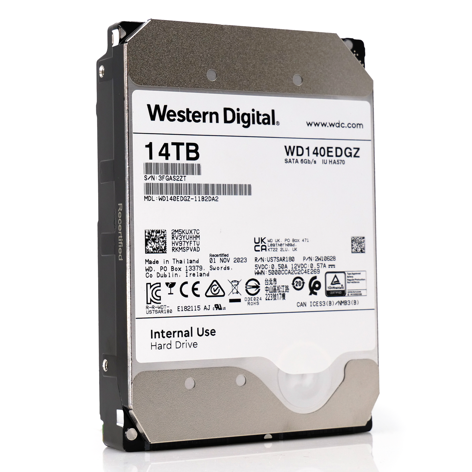 Wd140 Rope Western Digital Internal Use WD140EDGZ 14TB SATA 3.5