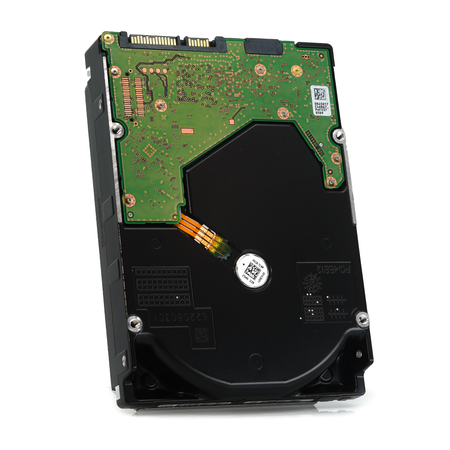 Western Digital Gold WD161KRYZ 16TB 7.2K RPM SATA 6Gb/s 512e Enterprise 3.5in Recertified Hard Drive - Rear View