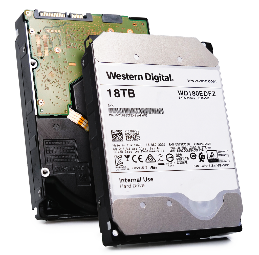WD 18TB HDD動作品 Western Digital WD180EDFZ 18TB SATA 3.5