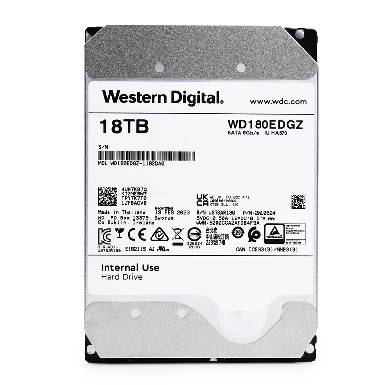 Western Digital WD180EDGZ-11B2DA0 18TB SATA 3.5 Western Digital WD180EDGZ-11B2DA0 18TB SATA 3.5