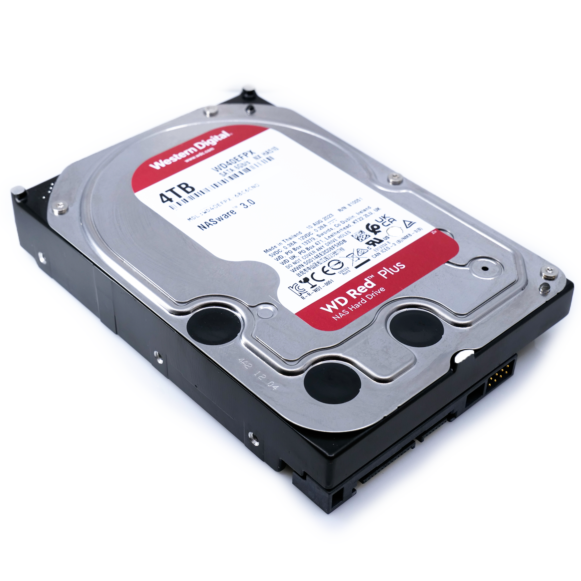 Western Digital Red NAS Drive WD40EFPX 4TB 5.4K RPM SATA 6Gb/s 3.5in Hard Drive