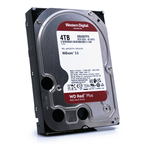 Western Digital Red NAS Drive WD40EFPX 4TB 5.4K RPM SATA 6Gb/s 3.5in Hard Drive