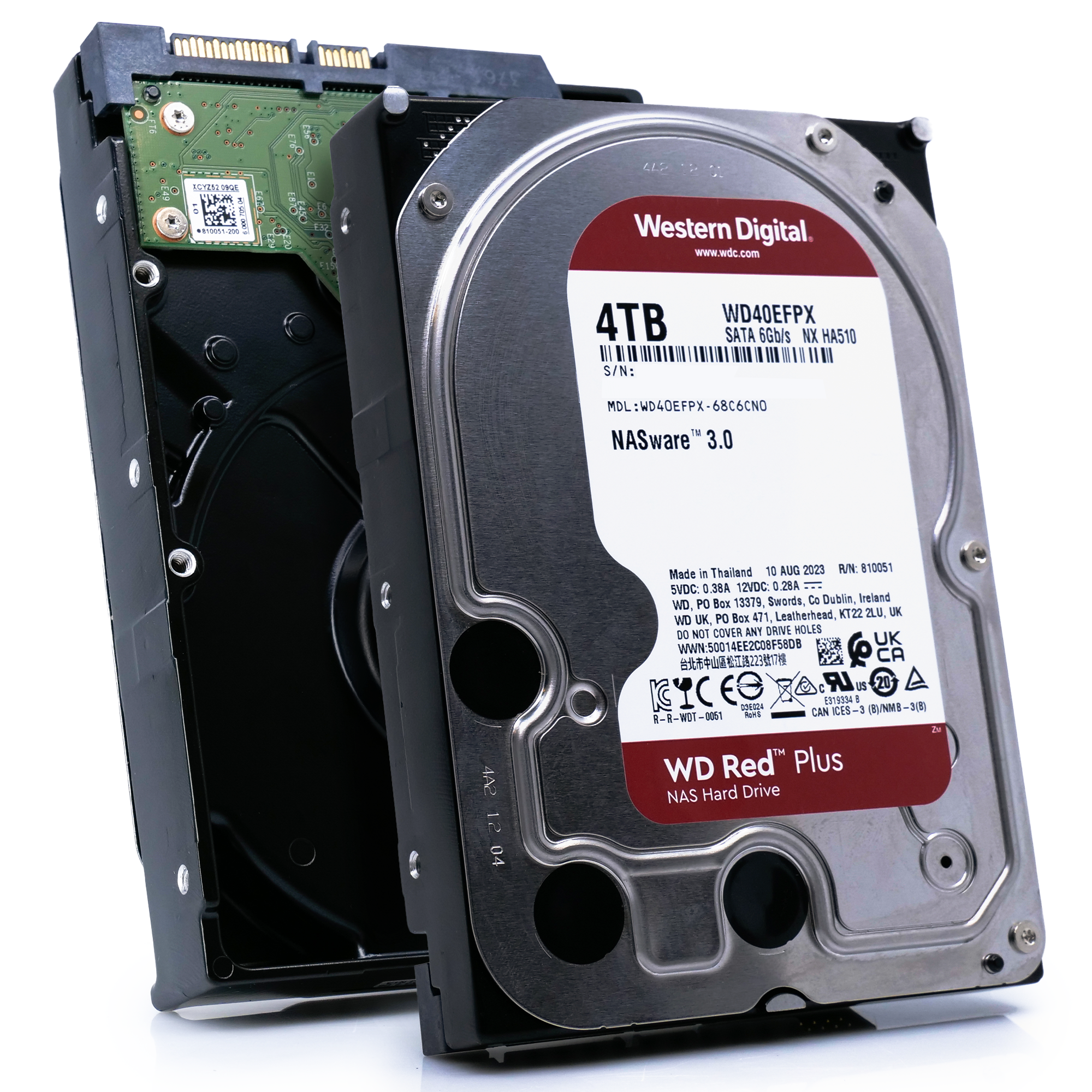 Western Digital Red NAS Drive WD40EFPX 4TB 5.4K RPM SATA 6Gb/s 3.5in Hard Drive