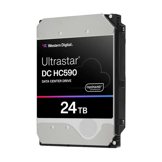 Western Digital Ultrastar DC HC590 WUH722624ALE6L4 0F65685 24TB 7.2K RPM SATA 6Gb/s 512e 512MB 3.5in Recertified HDD