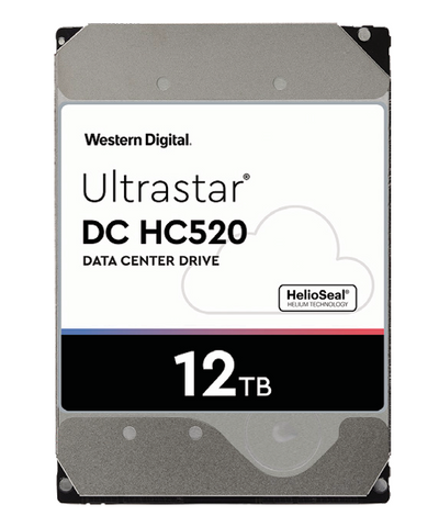 Western Digital Ultrastar DC HC520 HUH721212AL5204 0F29540 12TB 7.2K RPM SAS 12Gb/s 512e 256MB 3.5in Refurbished HDD