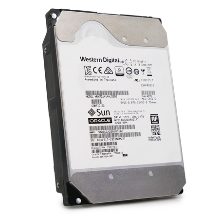 Western Digital Ultrastar DC HC530 WUH721414AL5200 0F31067 14TB 7.2K RPM SAS 12Gb/s 512e 3.5in Recertified Hard Drive