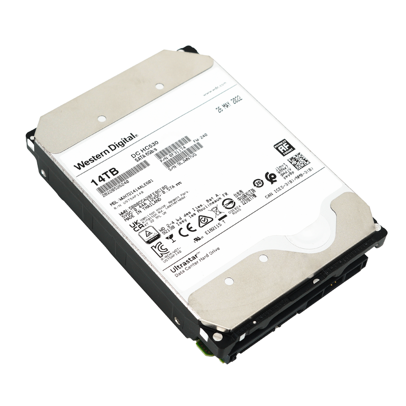 Western Digital Ultrastar DC HC530 WUH721414ALE601 14TB 7.2K RPM SATA 6Gb/s 3.5in Power Disable Refurbished HDD