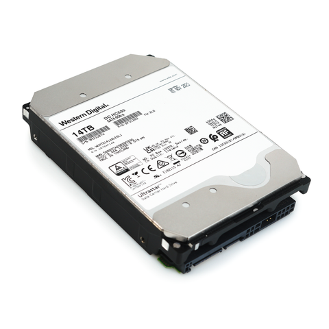 Western Digital Ultrastar DC HC530 WUH721414ALE6L1 0F31283 14TB 7.2K RPM SATA 6Gb/s 512e SED 3.5in Refurbished HDD