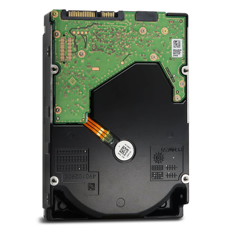 Western Digital Ultrastar DC HC550 WUH721816ALE604 0F38456 16TB 7.2K RPM SATA 6Gb/s 512e Power Disable 3.5in Recertified Hard Drive Rear View
