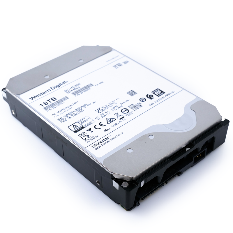 Western Digital Ultrastar DC HC550 WUH721818ALE604 0F38453 18TB 7.2K RPM SATA 6Gb/s Power Disable 3.5in Recertified Hard Drive